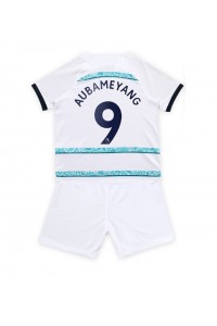 Chelsea Aubameyang #9 Babytruitje Uit tenue Kind 2022-23 Korte Mouw (+ Korte broeken)